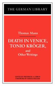 Death in Venice, Thomas Mann German Library edition